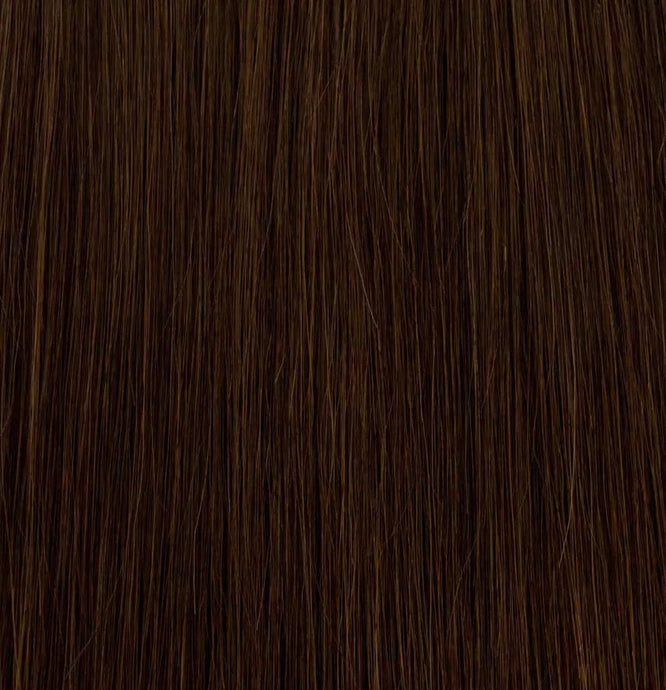 Long Invisible Weft Extensions #2 Espresso Braun